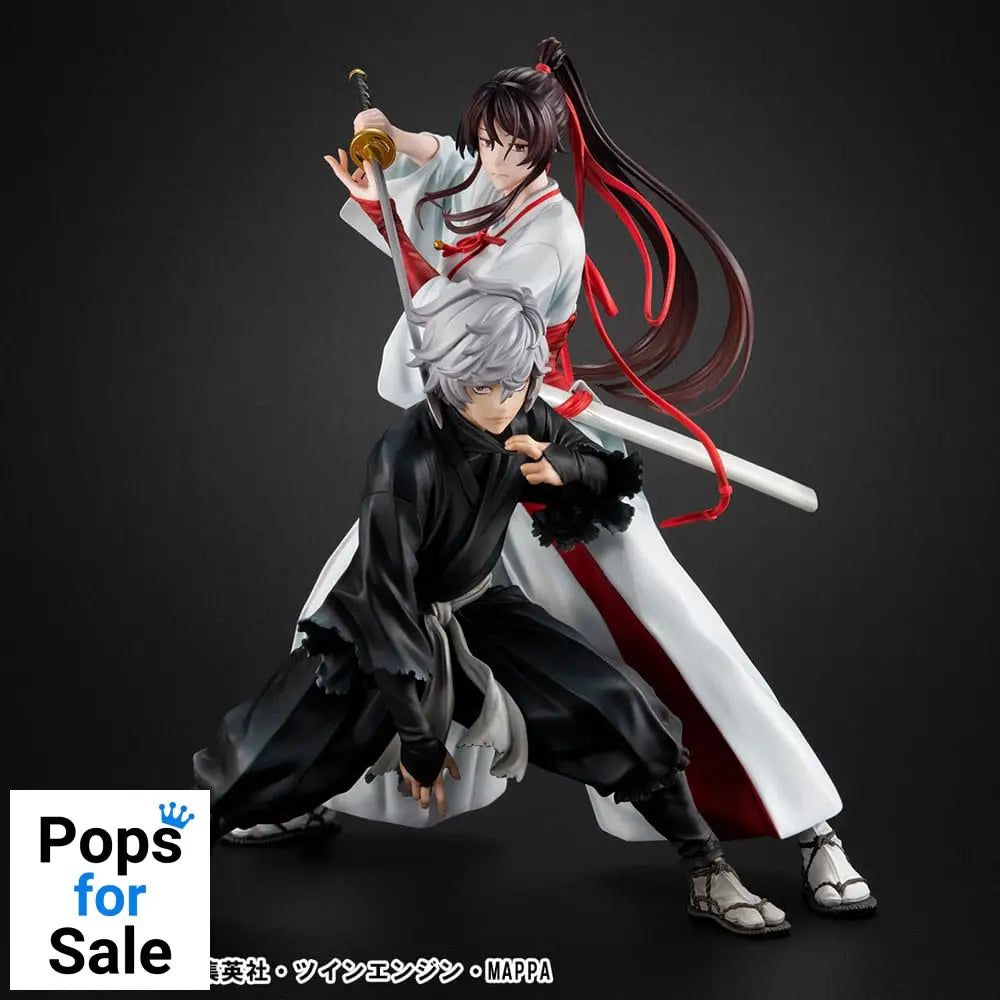 Hell´s Paradise Lucrea PVC Statues 2-Pack Gabimaru & Sagiri Yamada Asaemon 20 cm