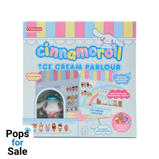 Hello Kitty and Friends Mini figure Sticker House Cinnamoroll Ice Cream Parlour