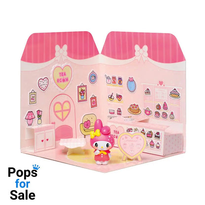 Hello Kitty and Friends Mini figure Sticker House My Melody Tea Room