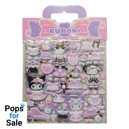 Hello Kitty and Friends Sticker Kuromi Puffy Assortment (10)