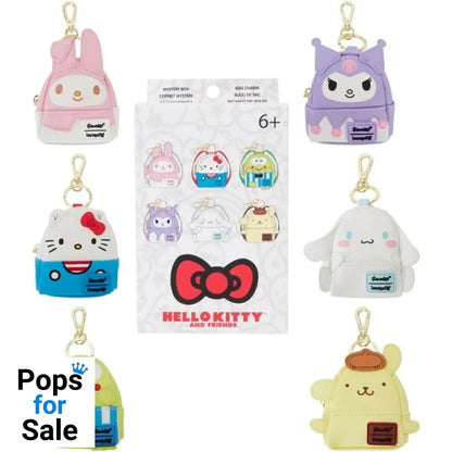 Hello Kitty by Loungefly Keychains Mini Backpack Clasic Blind Box Assortment (15) Pins & Brooches,Blind Boxes