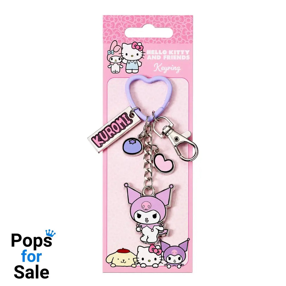 Hello Kitty Key Chain with Kuromi Charms 15 cm