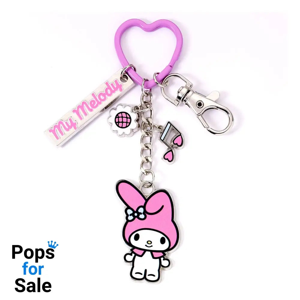 Hello Kitty Key Chain with My Melody Charms 15 cm