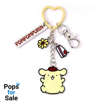 Hello Kitty Key Chain with Pompompurin Charms 15 cm Keyrings