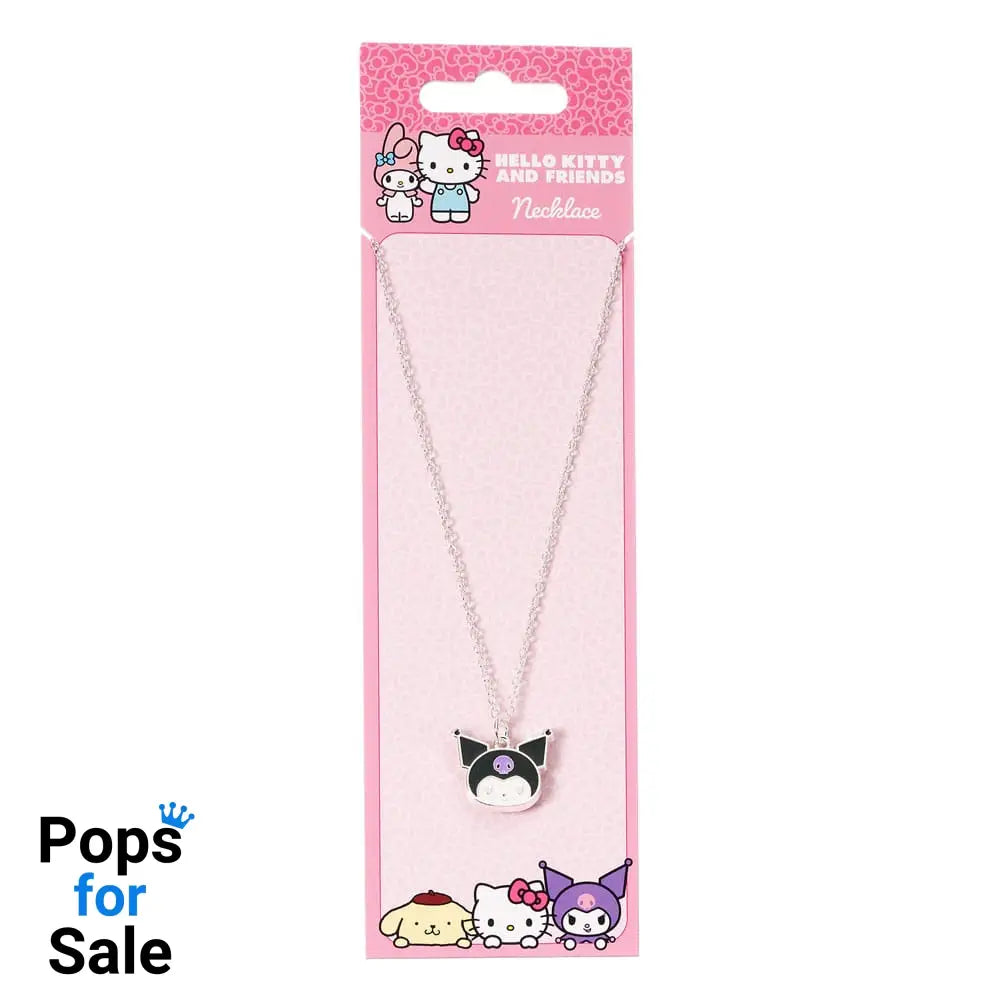 Hello Kitty Necklace with Kuromi Charm