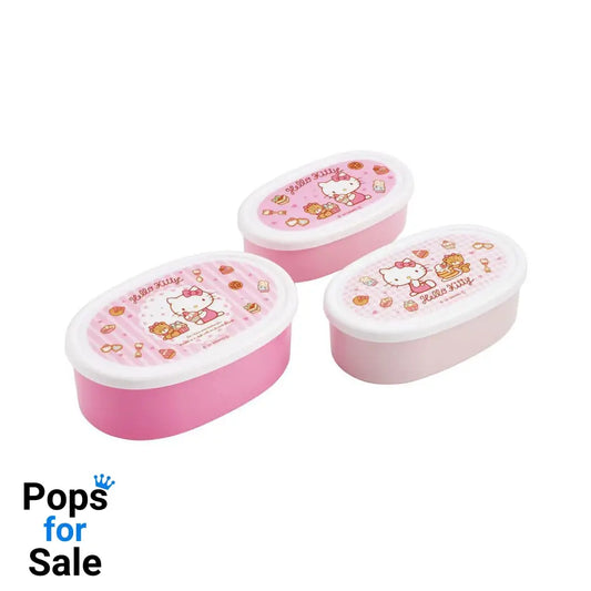 Hello Kitty Set of 3 Lunch Box Sweety pink
