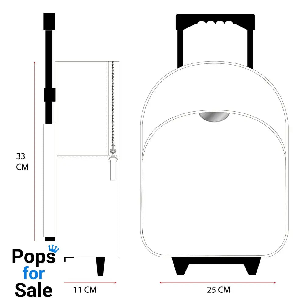 Hello Kitty Trolley Backpack Follow The Rainbow 33 cm