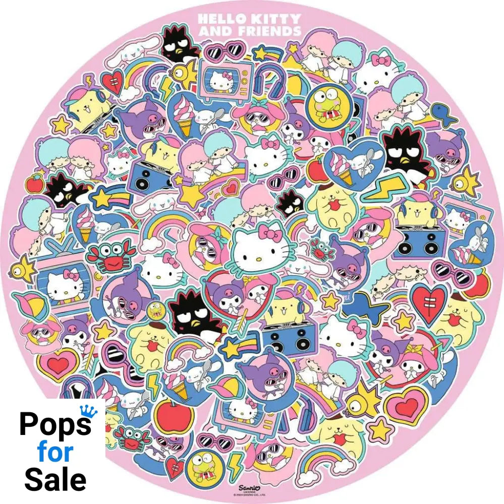 Helly Kitty and Friends Round Jigsaw Puzzle (500 pieces)