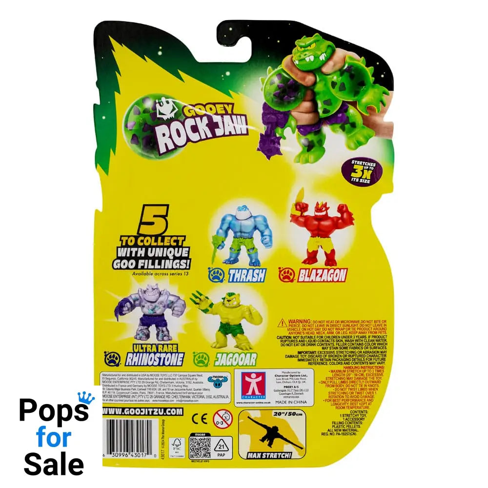 Heroes of Goo Jit Zu Meteor Madness Stretch Figure Rock Jaw 12 cm