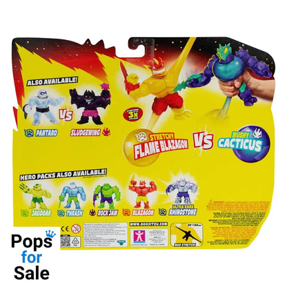 Heroes of Goo Jit Zu Meteor Madness Stretch Figures 2-Pack Flame Blazagon vs. Cacticus 13 cm