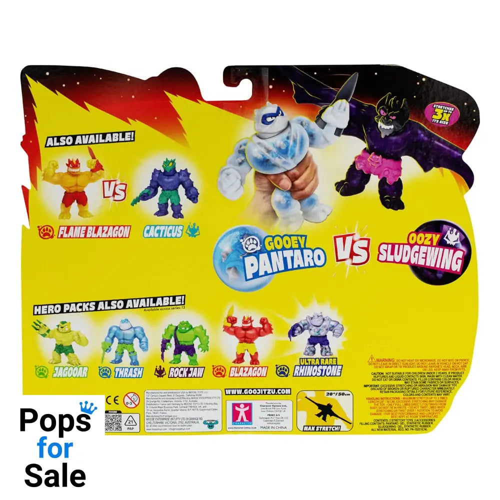 Heroes of Goo Jit Zu Meteor Madness Stretch Figures 2-Pack Pantaro vs. Sludgewing 12 cm
