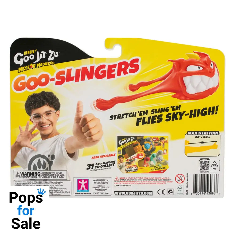 Heroes of Goo Jit Zu Meteor Madness Stretch Figures 5-Pack Goo Slingers Hyper Blast Slingers 5 cm