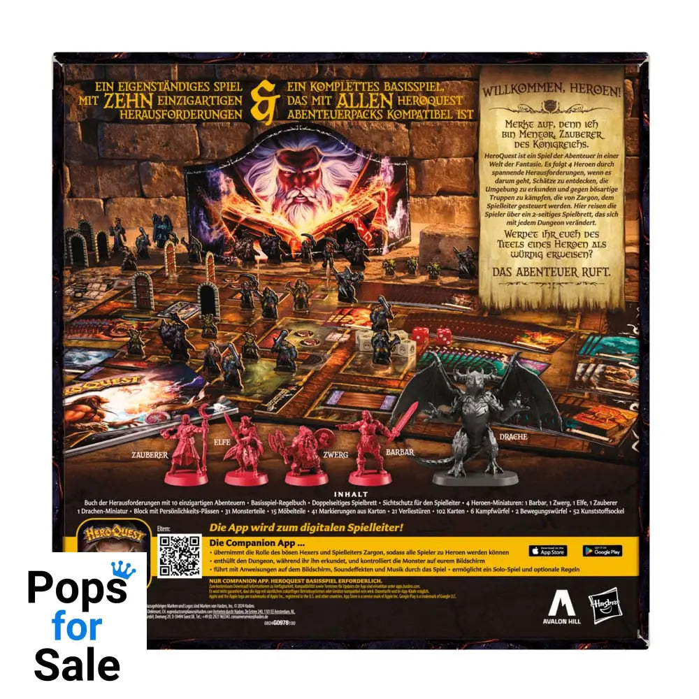 HeroQuest Board Game Der Aufbruch *German Version*
