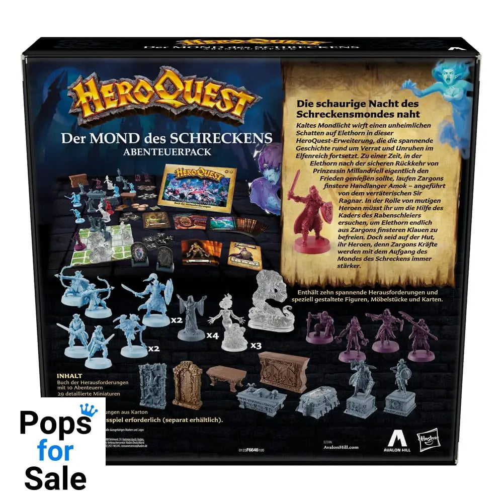 HeroQuest Board Game Expansion Der Mond des Schreckens Quest Pack *German Version*