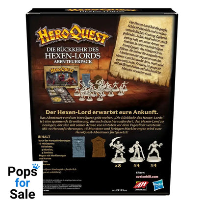 HeroQuest Board Game Expansion HeroQuest Die Rückkehr des Hexen-Lords Quest Pack german