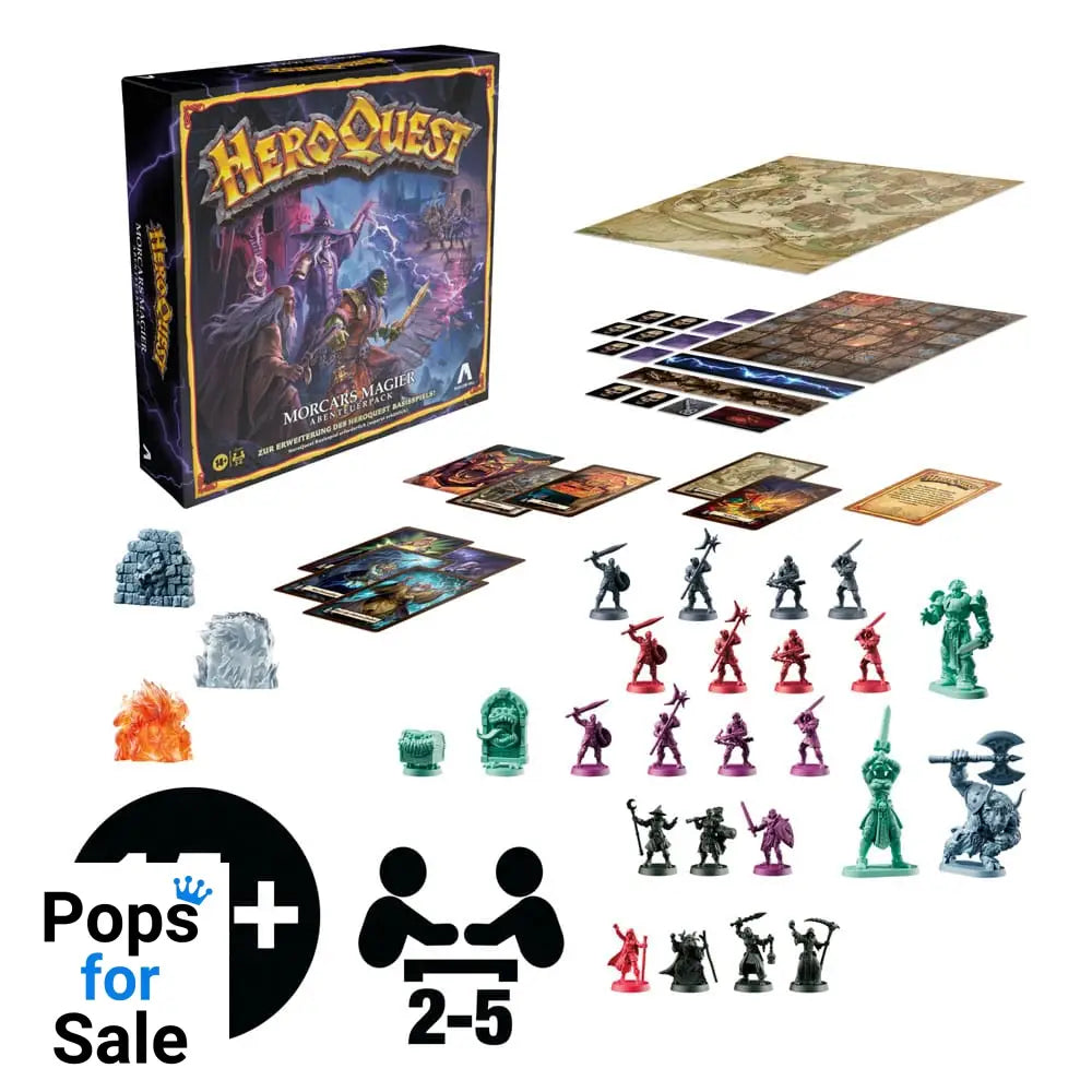 HeroQuest Board Game Expansion Morcars Magier Quest Pack *German Version*