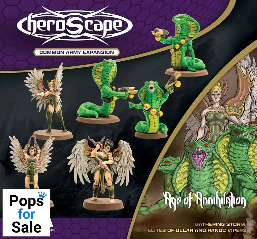Heroscape Army Expansion Age of Annihilation Elites of Ullar & Ranoc Vipers (Common) *English Version*