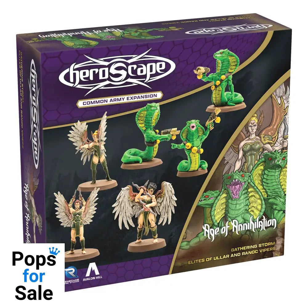 Heroscape Army Expansion Age of Annihilation Elites of Ullar & Ranoc Vipers (Common) *English Version*