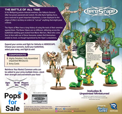 Heroscape Army Expansion Age of Annihilation Elites of Ullar & Ranoc Vipers (Common) *English Version*