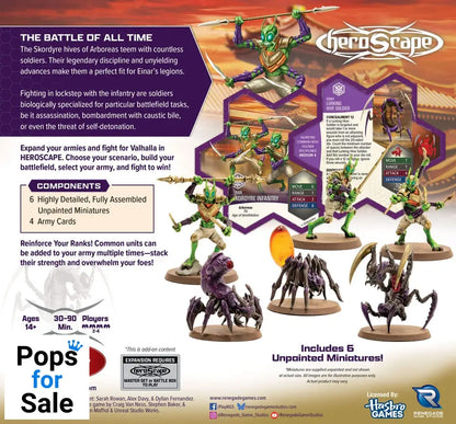 Heroscape Army Expansion Age of Annihilation Skordyre Soldiers (Common) *English Version*