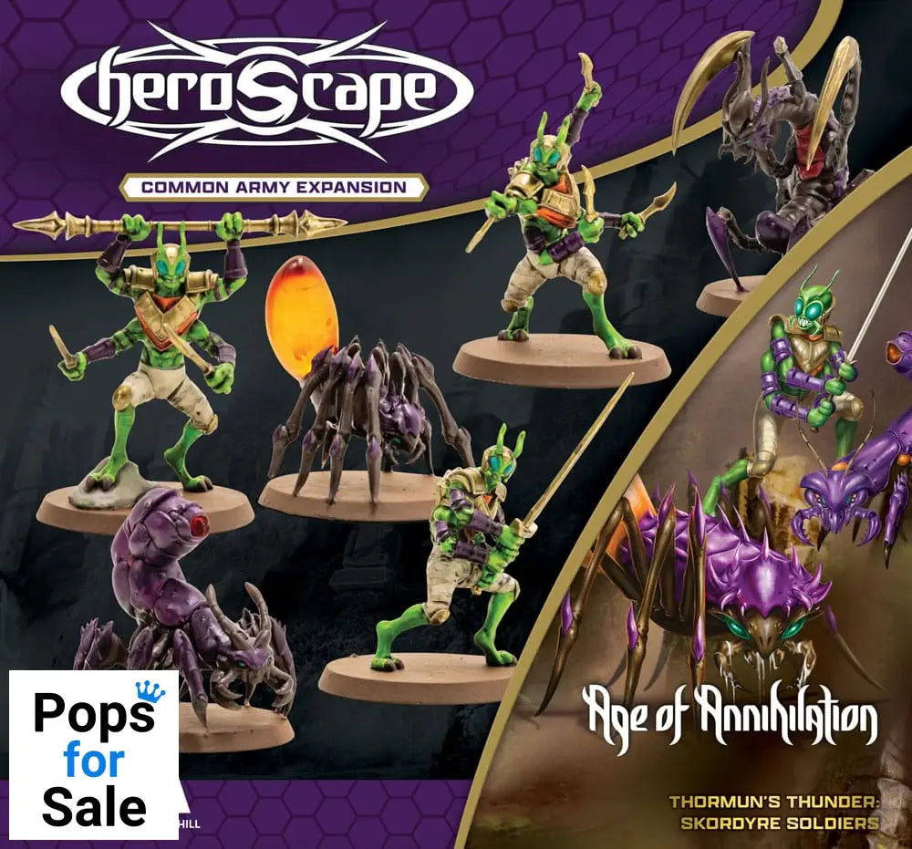 Heroscape Army Expansion Age of Annihilation Skordyre Soldiers (Common) *English Version*