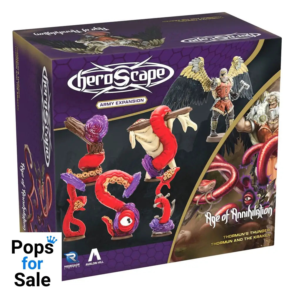 Heroscape Army Expansion Age of Annihilation Thormun & Kraken *English Version* Board games and accessories