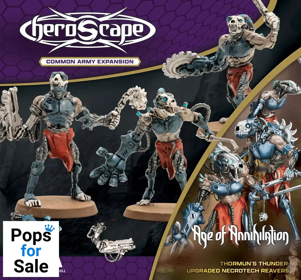 Heroscape Army Expansion Age of Annihilation Upgraded Necrotech Reavers (Common) *English Version*