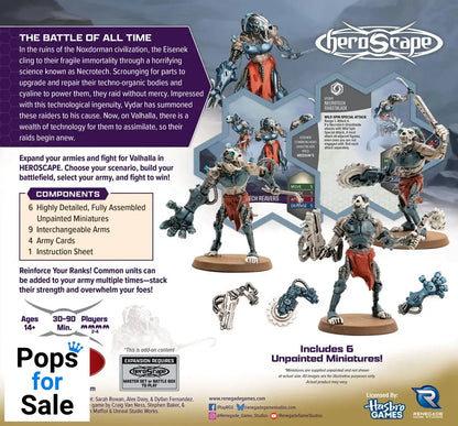 Heroscape Army Expansion Age of Annihilation Upgraded Necrotech Reavers (Common) *English Version*