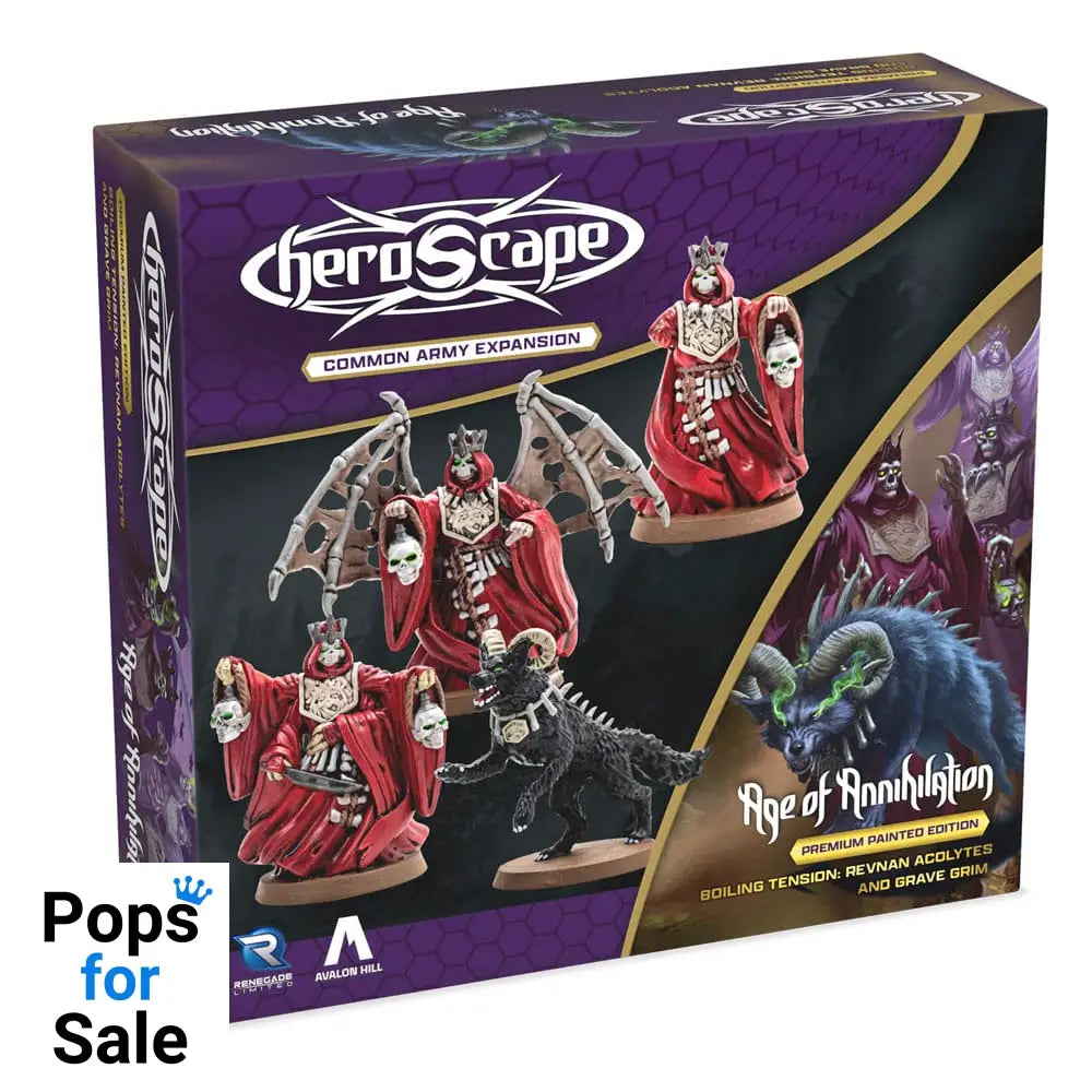 Heroscape Army Expansion Boiling Tension: Revnan Acolytes & Grave Grim *English Version* Board games and accessories