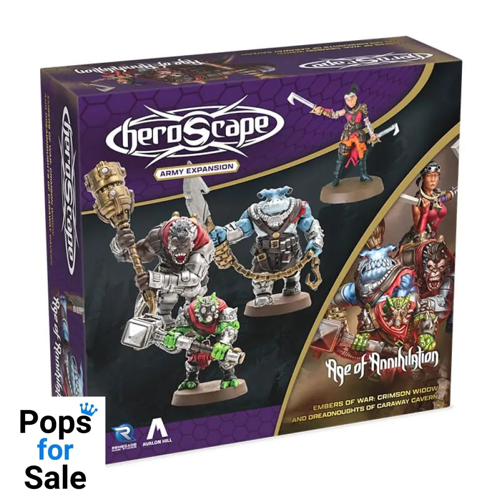 Heroscape Army Expansion Embers of War: Crimson Widow & Dreadnoughts of Caraway Cavern *English Version*