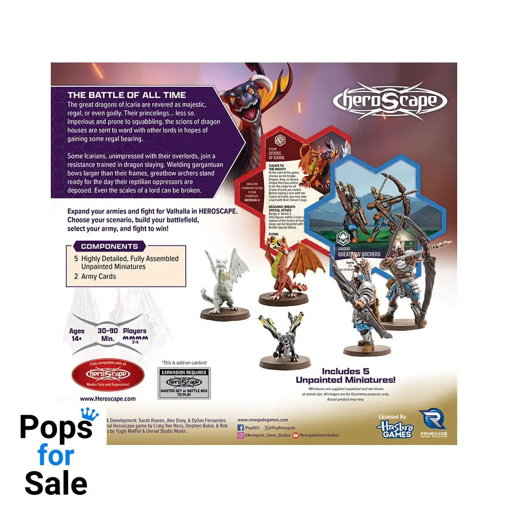 Heroscape Army Expansion Embers of War: Greatbow Archers and Scions of Icaria *English Version*