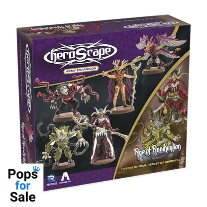 Heroscape Army Expansion Embers of War: Heroes of Arboreas *English Version* Board games and accessories