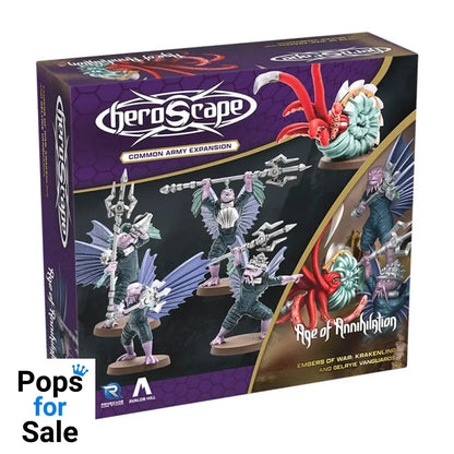 Heroscape Army Expansion Embers of War: Krakenling & Gelryie Vanguards *English Version* Board games and accessories