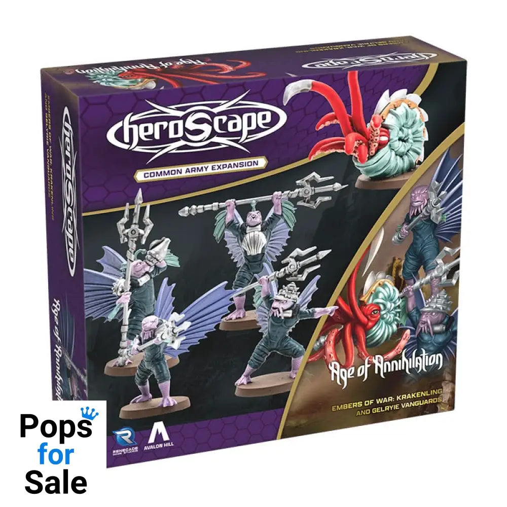 Heroscape Army Expansion Embers of War: Krakenling & Gelryie Vanguards *English Version*