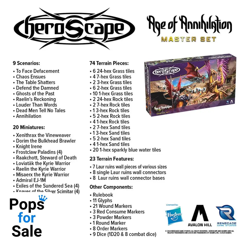 Heroscape board game Age of Annihilation Master Set *English Version*