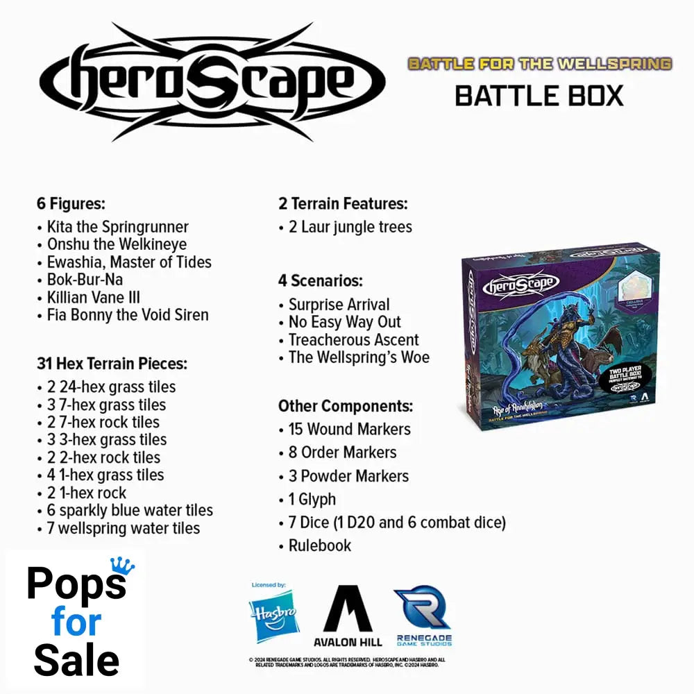 Heroscape board game Battle for the Wellspring Battle Box *English Version*