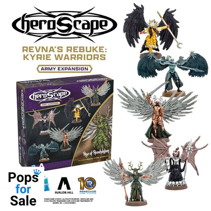Heroscape Expansion Revna's Rebuke: Kyrie Warriors Army *English Version*