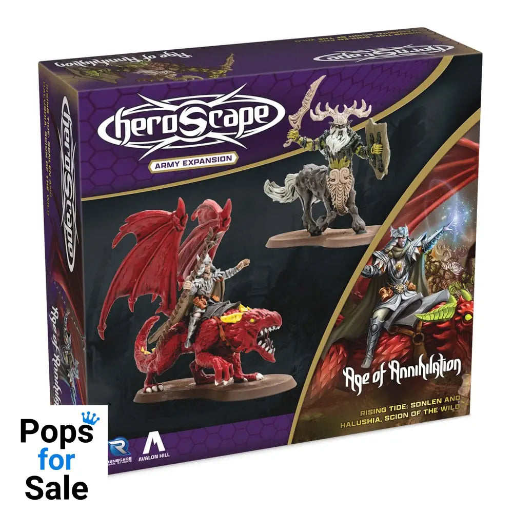 Heroscape Expansion Rising Tide - Sonlen & Halushia, Scion of the Wild Army *English Version*