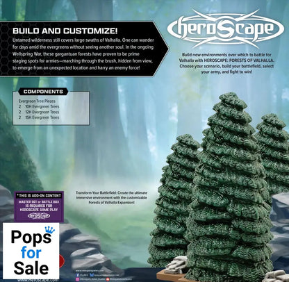 Heroscape Terrain Expansion Forests of Valhalla *English Version*