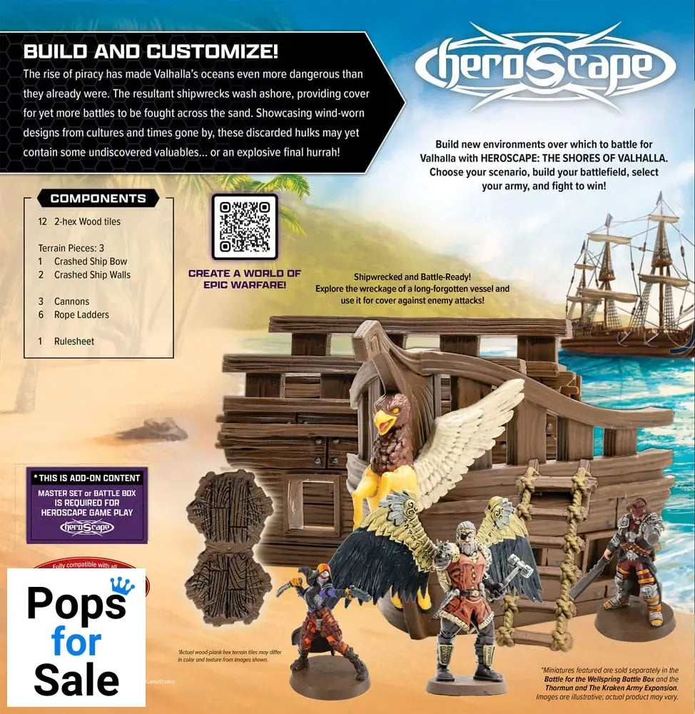 Heroscape Terrain Expansion Shores of Valhalla *English Version*