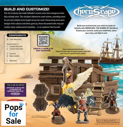 Heroscape Terrain Expansion Shores of Valhalla *English Version*