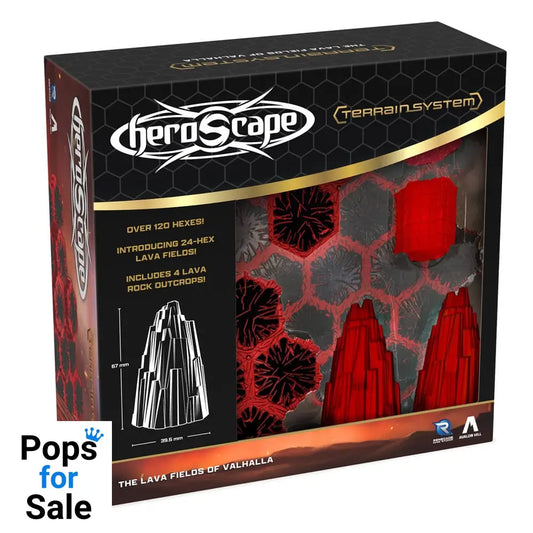 Heroscape Terrain Expansion The Lava Fields of Valhalla *English Version* Board games and accessories
