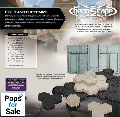 Heroscape Terrain Expansion The Urban Landscape of Valhalla *English Version*