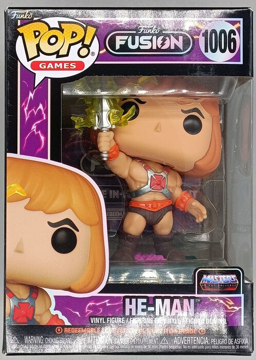 1006 He-Man - Masters of the Universe - Funko Fusion Funko POP - Brand New