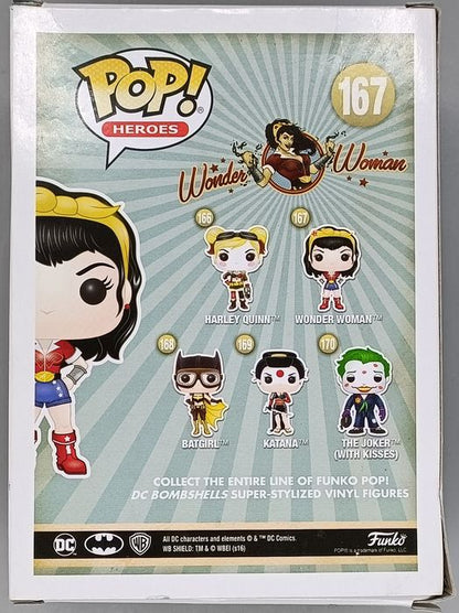 167 Wonder Woman - DC Bombshells - Box Damaged Funko POP