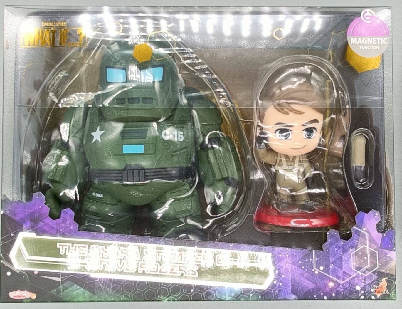 Cosbaby The Hydra Stomper & Steve Rogers Marvel What If...? - Hot Toys - Brand New - ON DEMAND