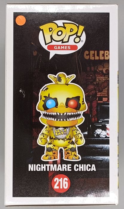 216 Nightmare Chica - Five Nights at Freddys FNAF - Box Damaged Funko POP