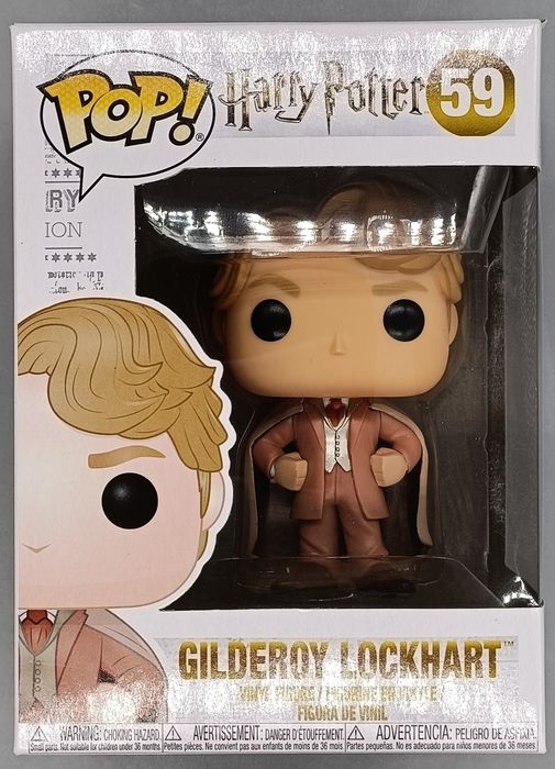 #59 Gilderoy Lockhart (Brown Suit) - Harry Potter Box Damaged Funko POP