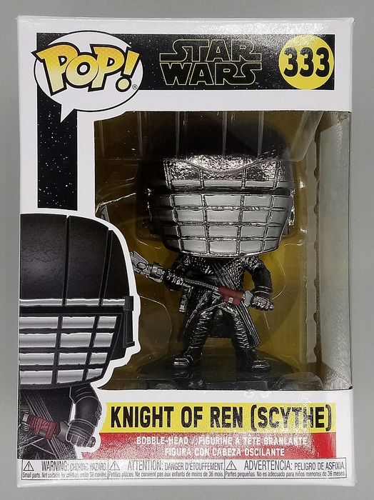 333 Knight of Ren (Scythe- Hematite) Chrome - Star Wars Funko POP
