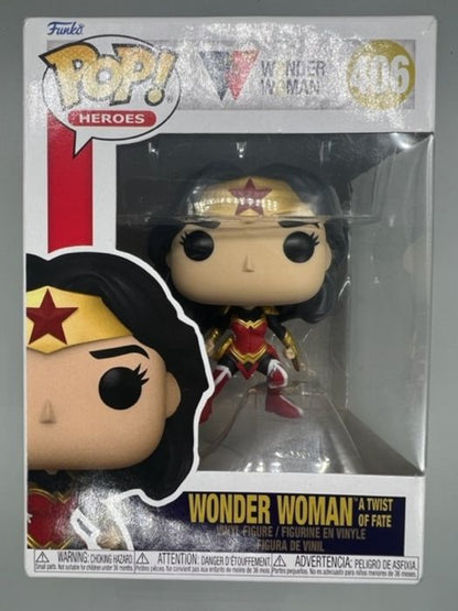 #406 Wonder Woman (A Twist of Fate) - DC - Box Damaged Funko POP